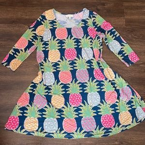 Simply Southern pineapple dress